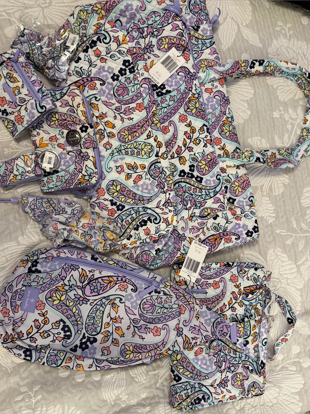 Vera Bradley Maddalena (Retired) 8 Piece Lot
